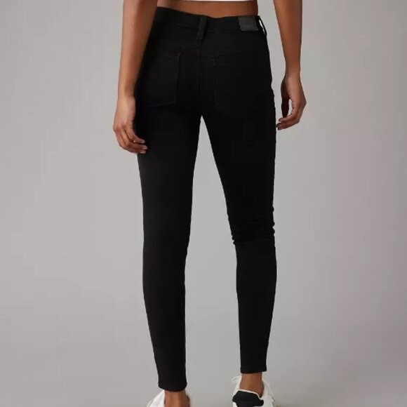 American Eagle Women's Jeggings Regular Length Inseam 29" Super Stretch Low Rise - Picture 2 of 10